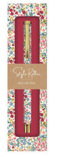 Stylo bille motif floral liberty