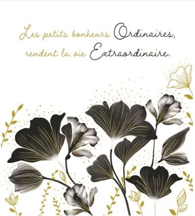 Carte les petits bonheurs