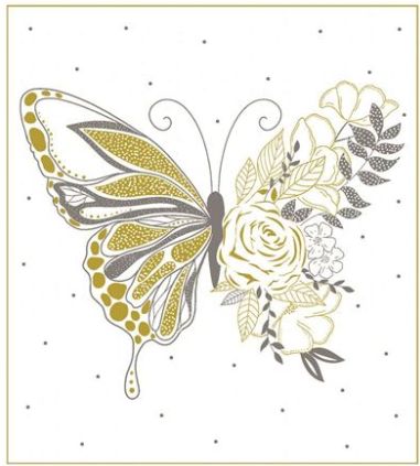 Carte papillon