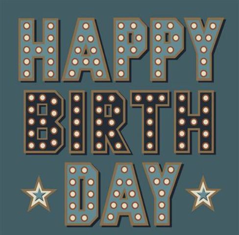 Carte happy birthday