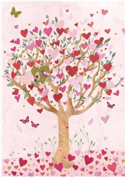 Carte arbre coeur