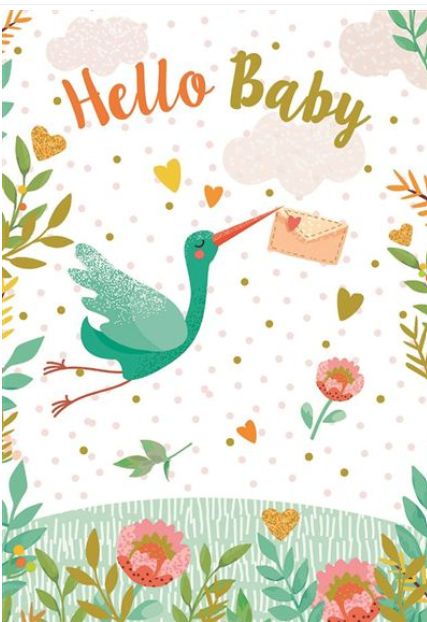 Carte hello baby