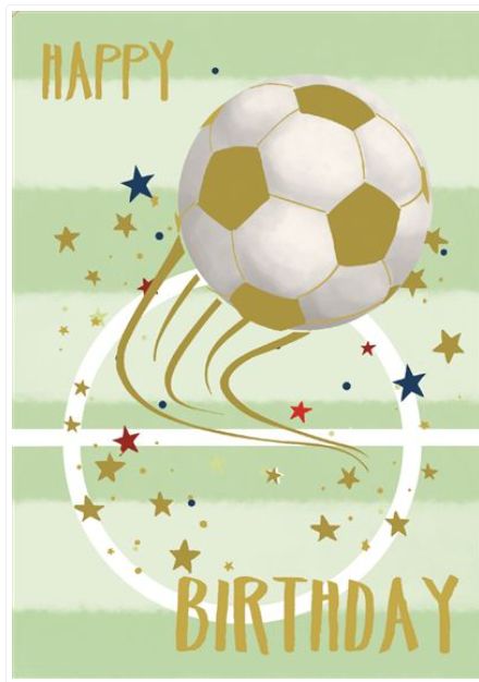Carte ballon de football