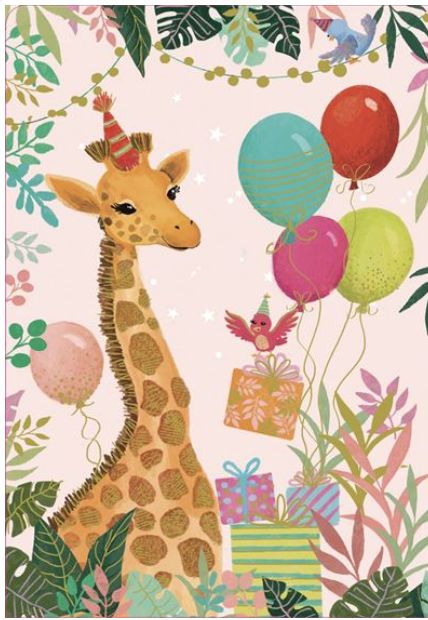 Carte bandes de girafe