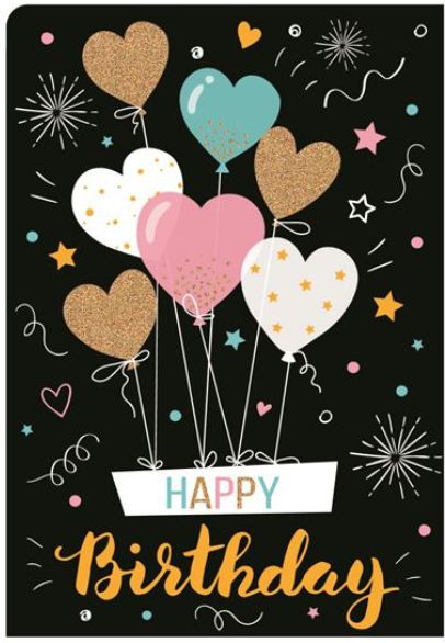 Carte happy birthday