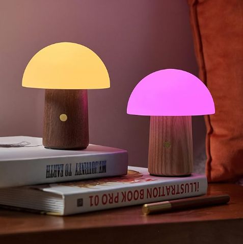 Lampe décorative champignon