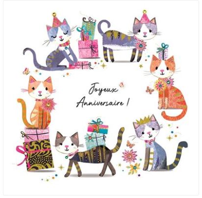 Carte joyeux anniversaire