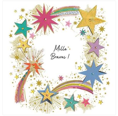 Carte mille bravos