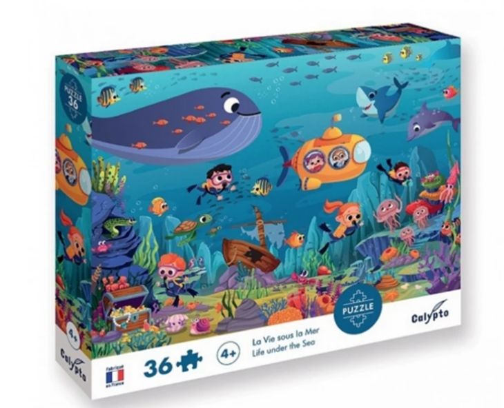 Puzzle la vie sous la mer 36 pièces
