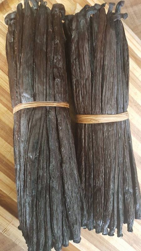 Gousses de Vanille Papouasie EXTRA 16/18 cm par 5