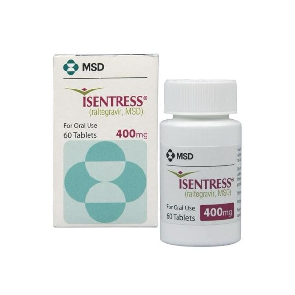 Buy Raltegravir​​ 400 mg (Isentress​) 60 tab