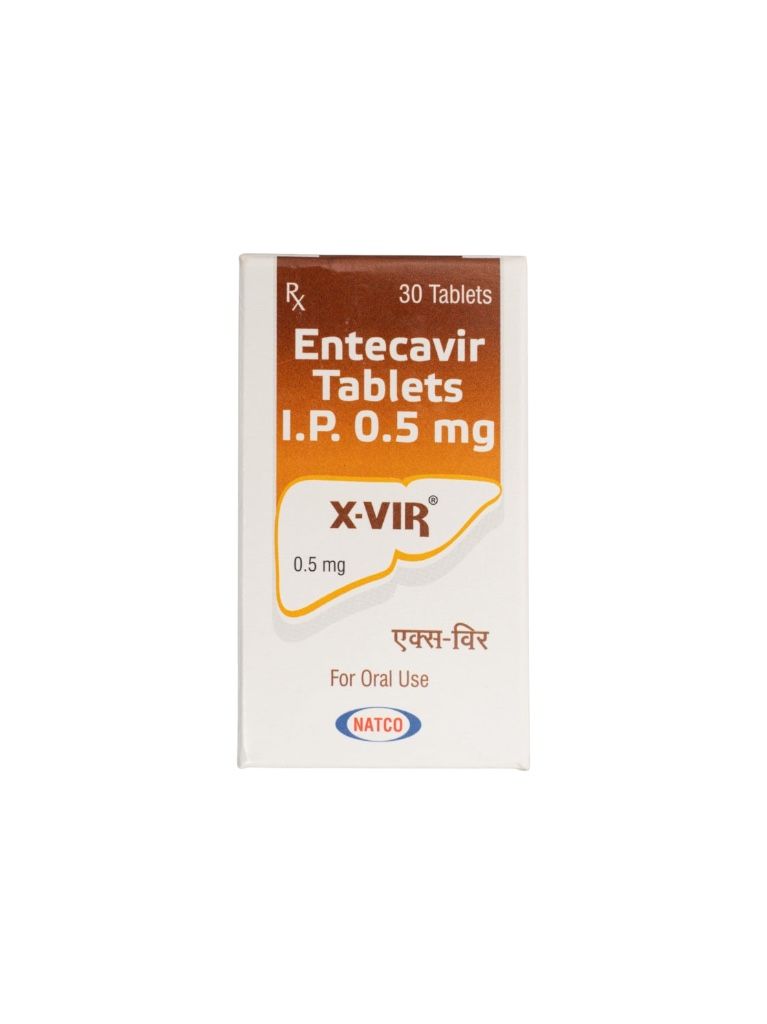 X-VIR (Entecavir 0.5 mg / 1 mg) 30 tab