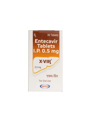 X-VIR (Entecavir 0.5 mg / 1 mg) 30 tab