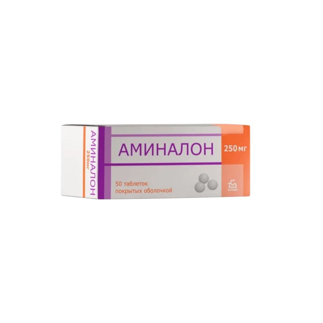 Buy Aminalon 250 mg  (Gamma-Aminobutyric Acid) 50 tablets