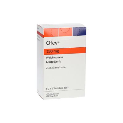 Ofev 150 mg (Nintedanib) 60 capsules Buy Ofev 150 mg (Nintedanib)