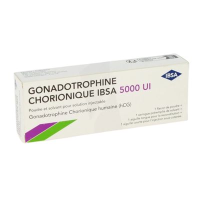 Buy Gonadotrophine Chorionique IBSA 5000 UI (hCG)