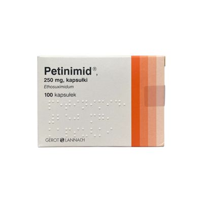 Petinimid 250 мг (Ethosuximide)