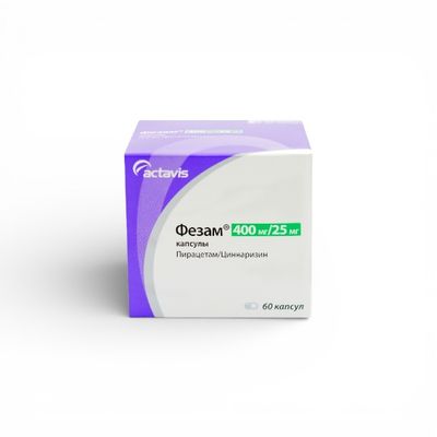 Fezam 400 mg / 25 mg (60 caps)