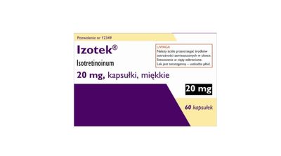 Izotek (isotretinoin) 20 mg 60 capsules
