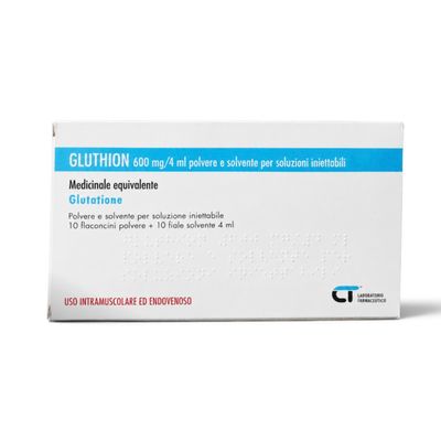Buy Gluthion 600 mg (Gluthatione) 4 ml 10 vial