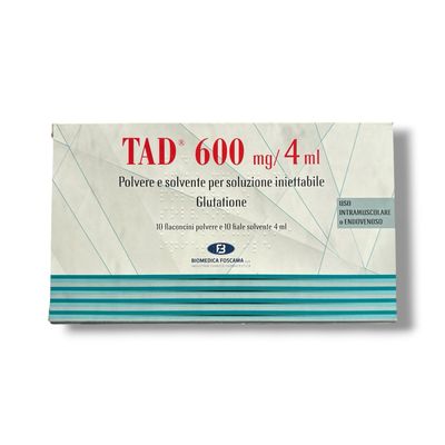 TAD 600 mg (Glutathione) 4 ml 10 vials