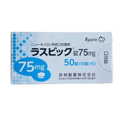 Lasvic (Lascufloxacin) 75 mg 50 tab.