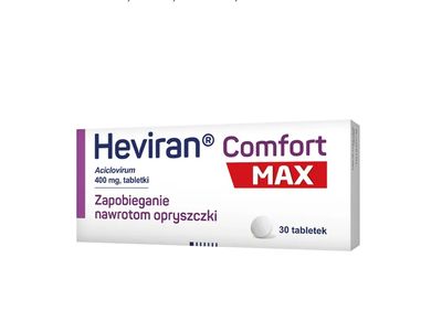 Heviran Comfort MAX 400 мг, 30 таблеток