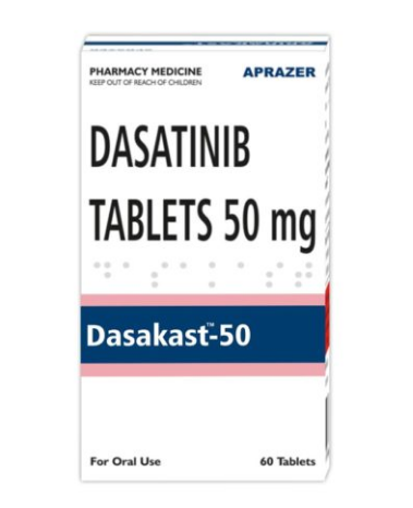 Buy Dasatinib (Dasakast) 50 mg 60 tab.