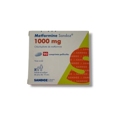 Купить Метформин Sandoz® 1000 мг 90 таблеток