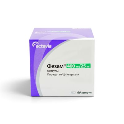 Buy Phezam 400 mg/25 mg (Piracetam + Cinnarizine)