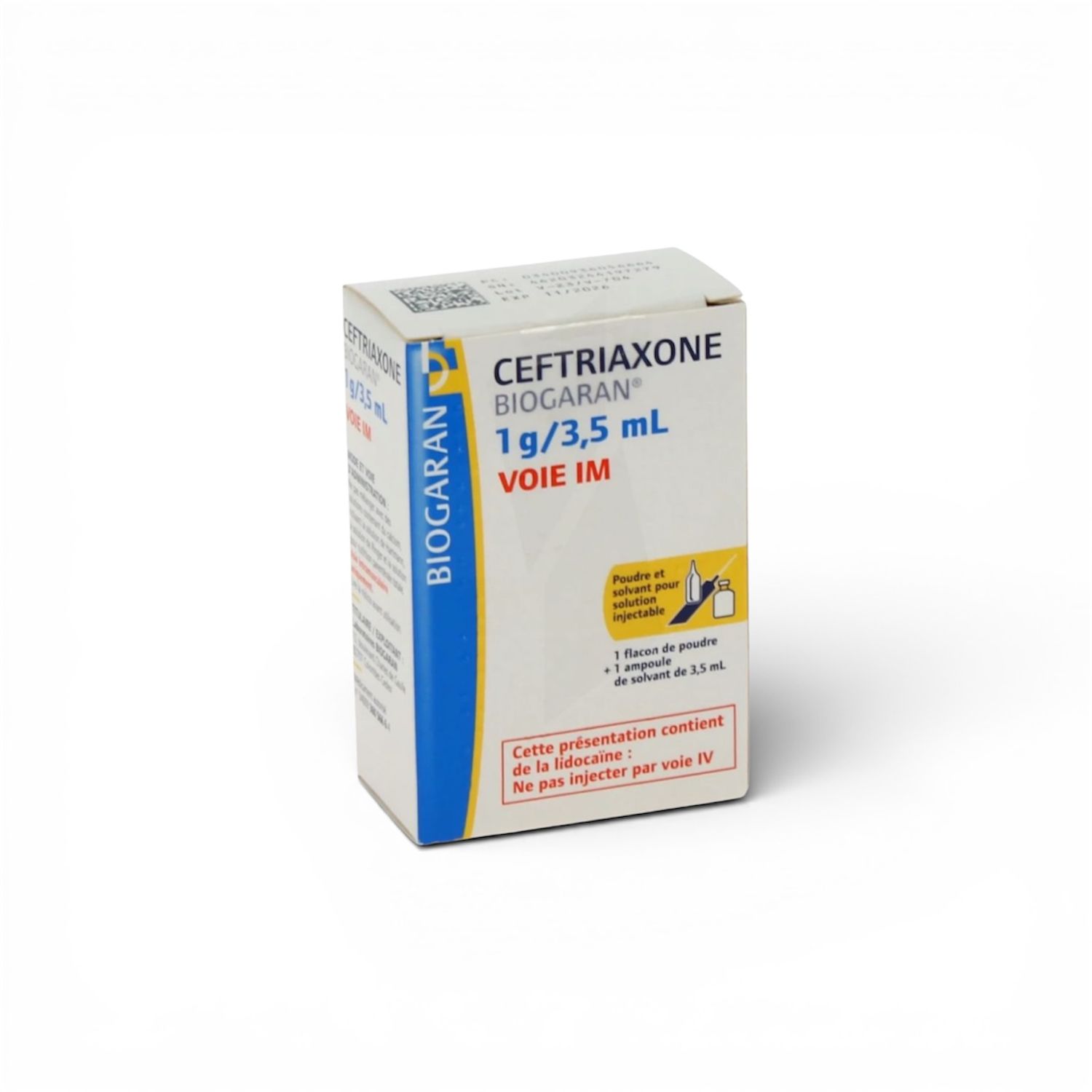 Buy Ceftriaxone 1 g / 3.5 ml – Injectable Antibiotic