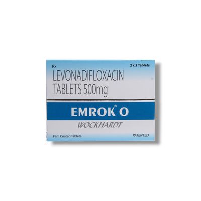 Buy Levonadifloxacin (Emrok O) 500 mg 4 tablets 