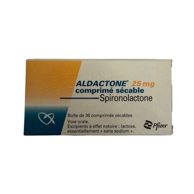 Buy Aldactone 25 mg (Spironolactone) 30 tablets 