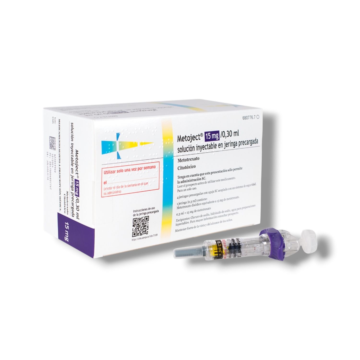 Buy Metoject 15 mg / 0.30 ml (Methotrexate)