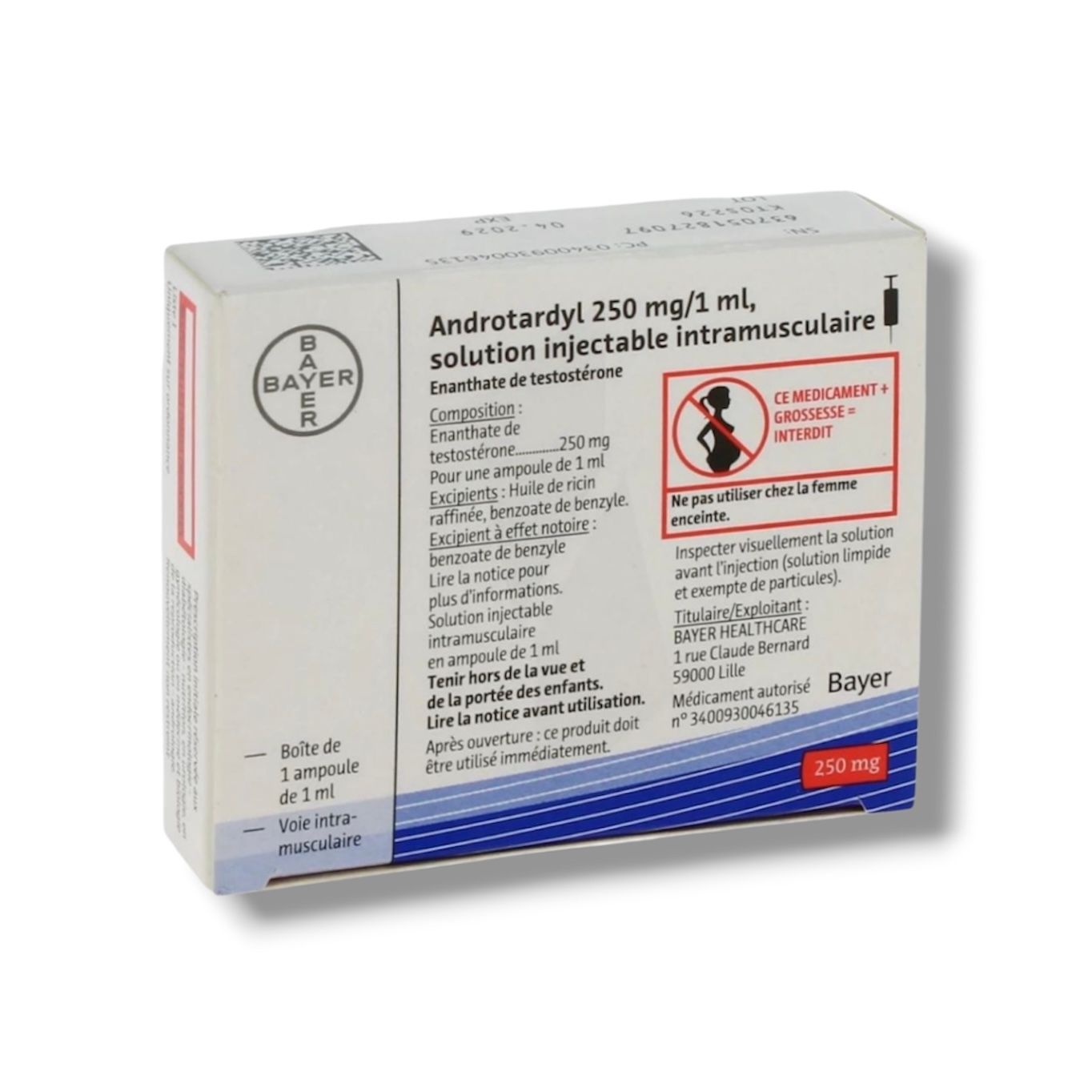 Buy Androtardyl 250 mg/1 ml