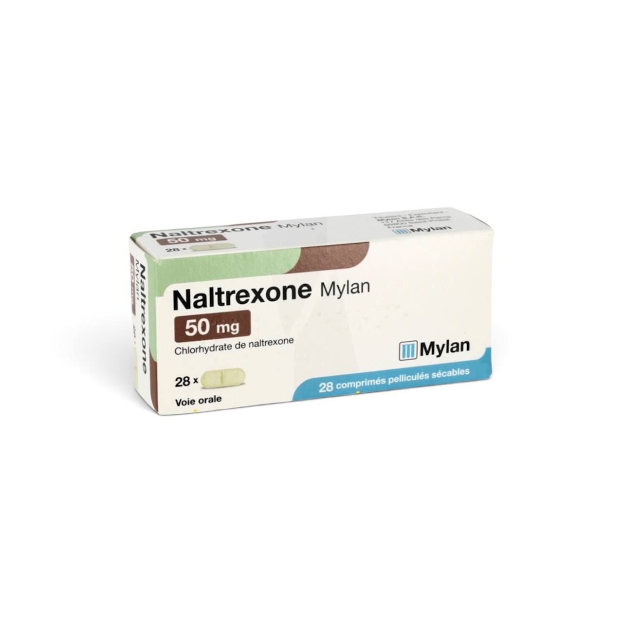 Naltrexone Mylan 50 mg 28 tablets