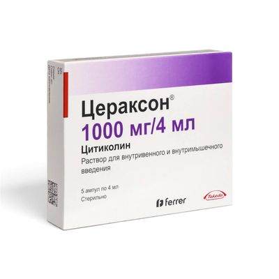 Buy Ceraxon (Citicoline) 1000 mg/4 ml Inj.