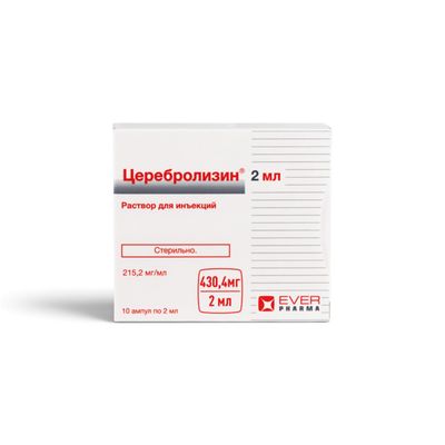 Cerebrolysin (Cerebral peptide) 215.2 mg/ml Buy Cerebrolysin (Cerebral peptide) 2 ml/10 ampoules