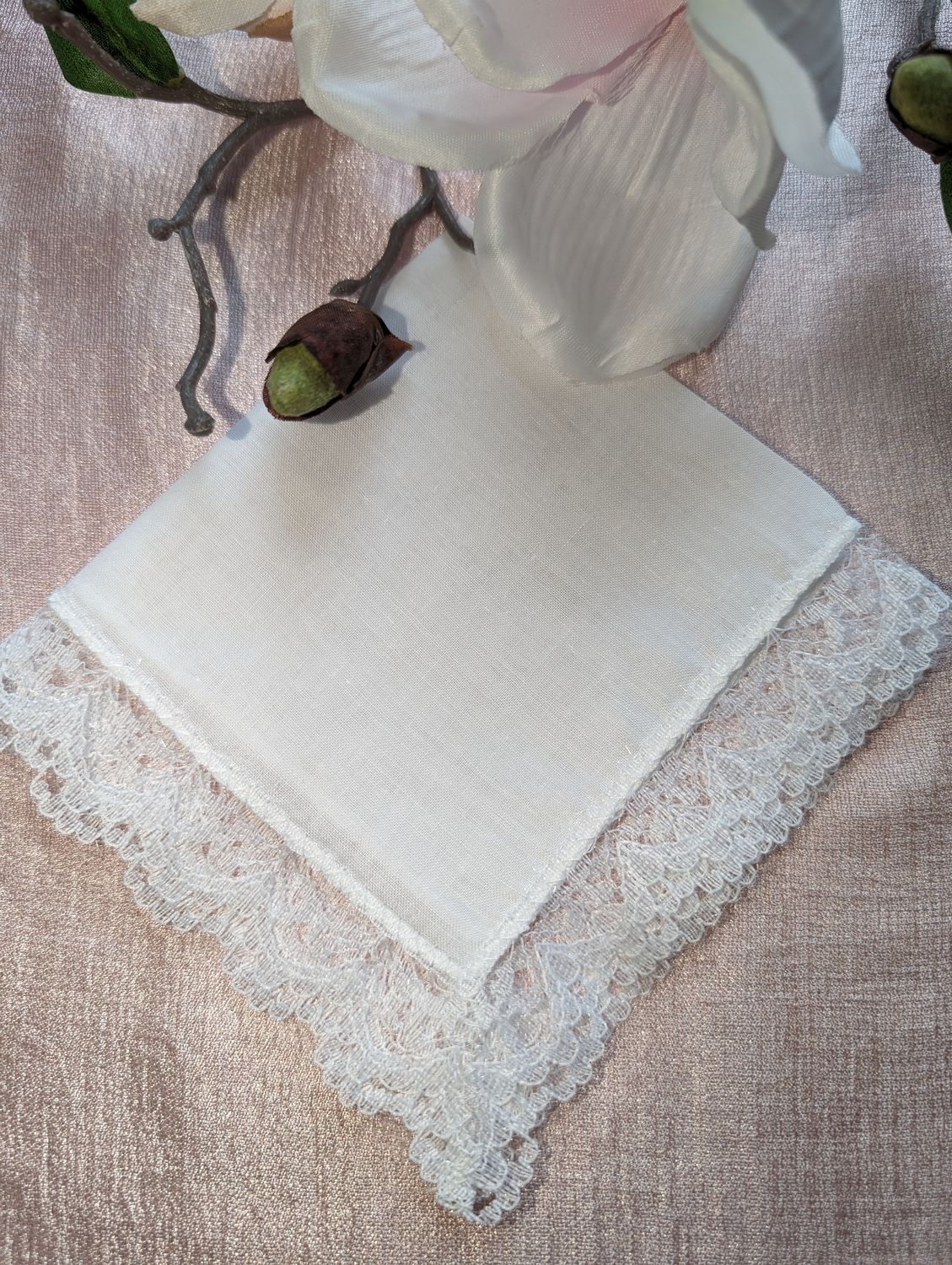 Zakdoekje met Classic Lace