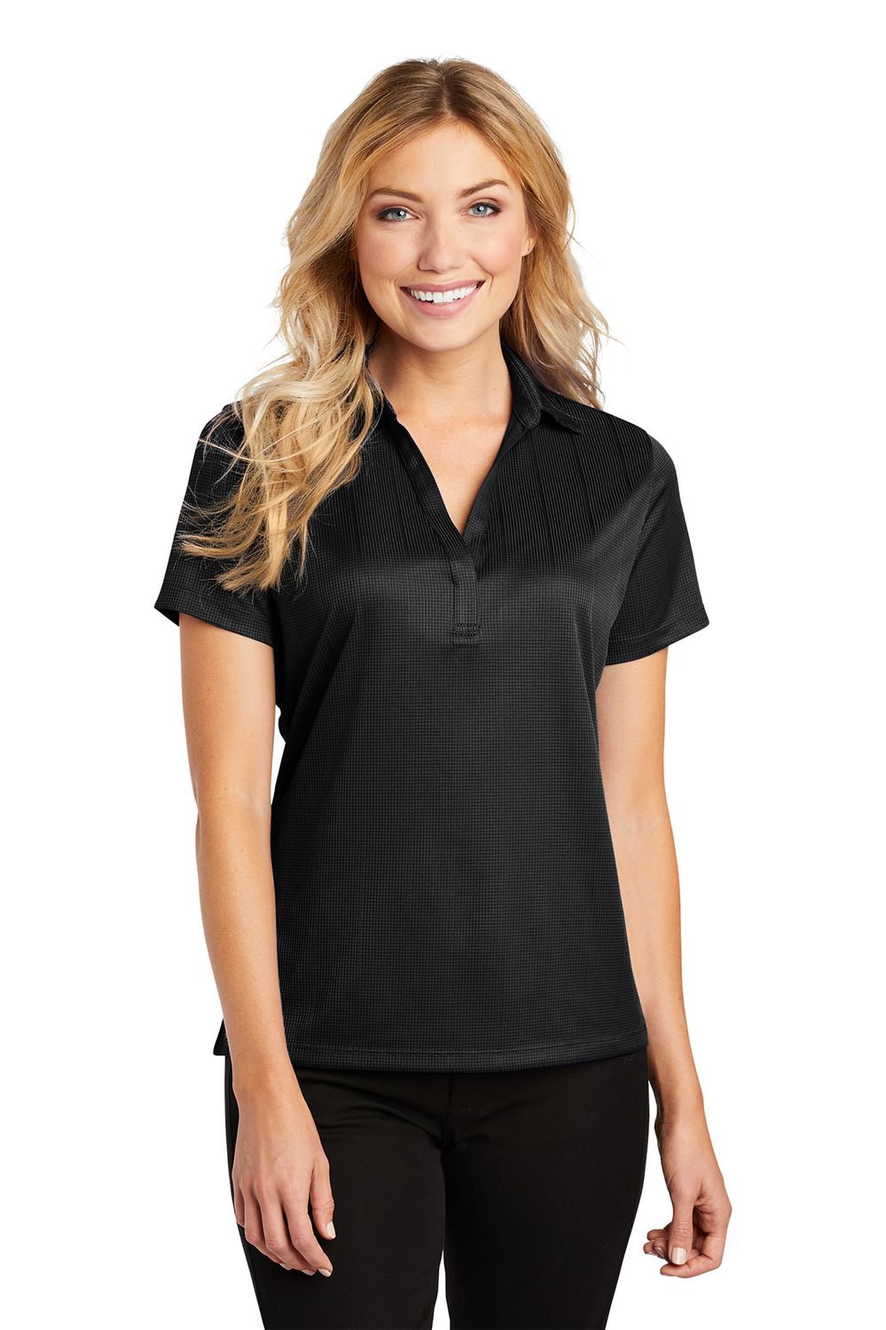 Soldier Hollow  Ladies Port Authority® Performance Fine Jacquard Polo  L528