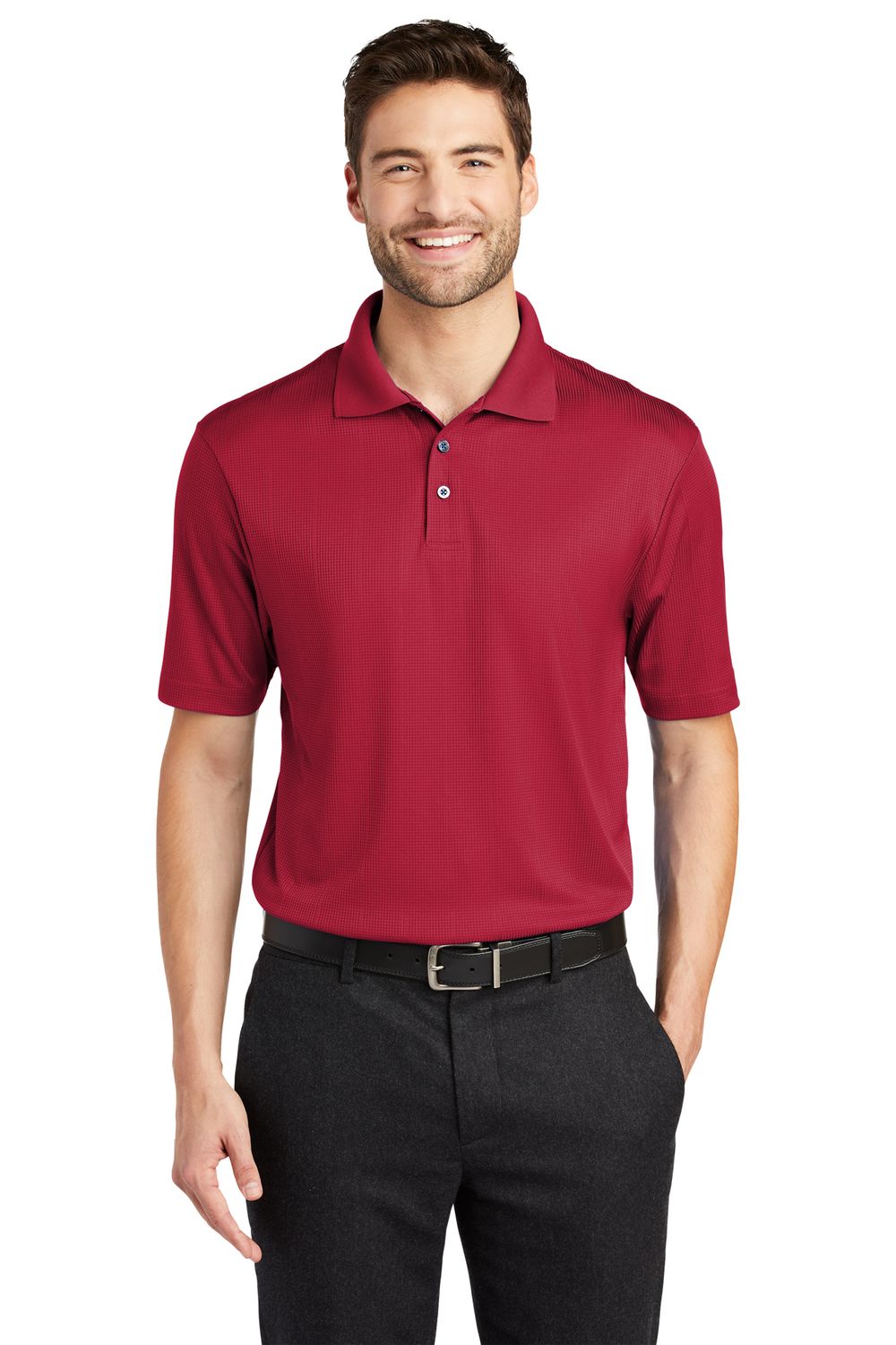 Soldier Hollow Port Authority® Performance Fine Jacquard Polo K528