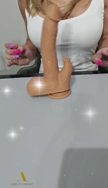 Vibrating Thrusting 360° Rotating Dildo with Remote Control