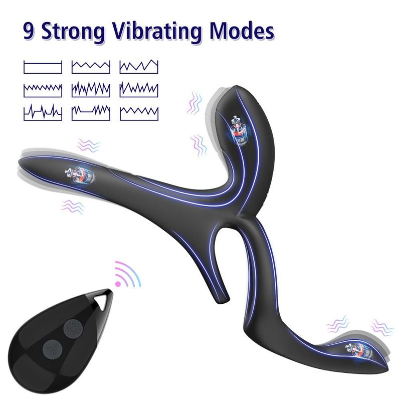 Serve Me Multifunctional Vibrating Cock Ring