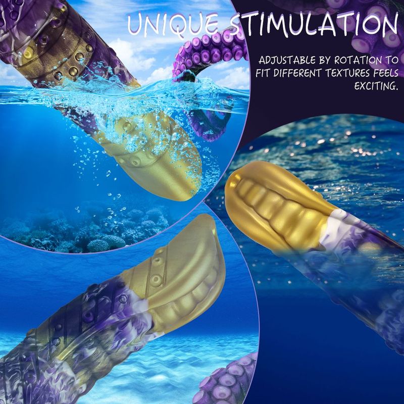 The Ripple Effect Purple Dildo
