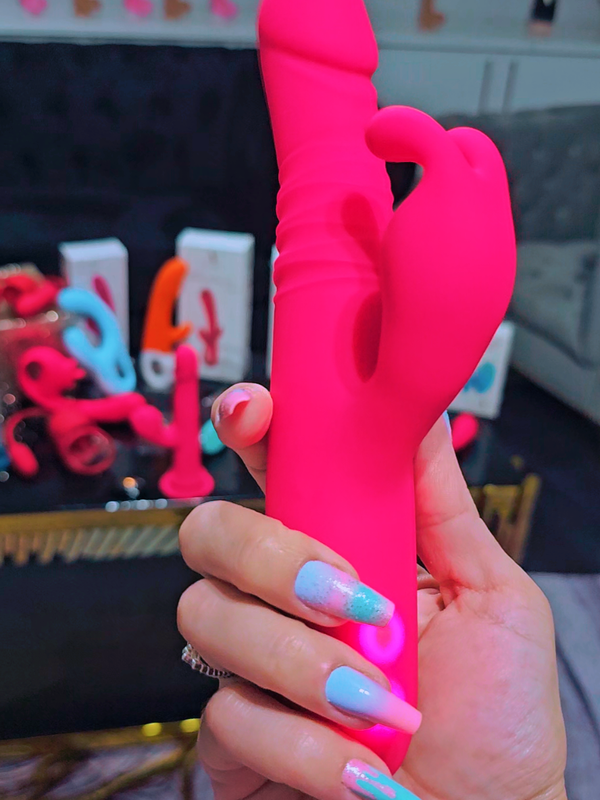 Valentine Thrusting Heating Rabbit Vibrator