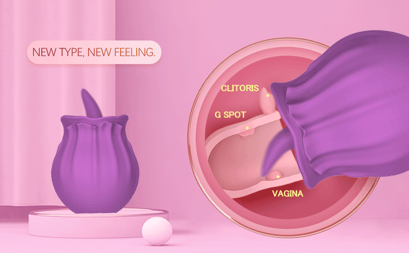 Luxury 🌹 Rose Tongue Vibrator