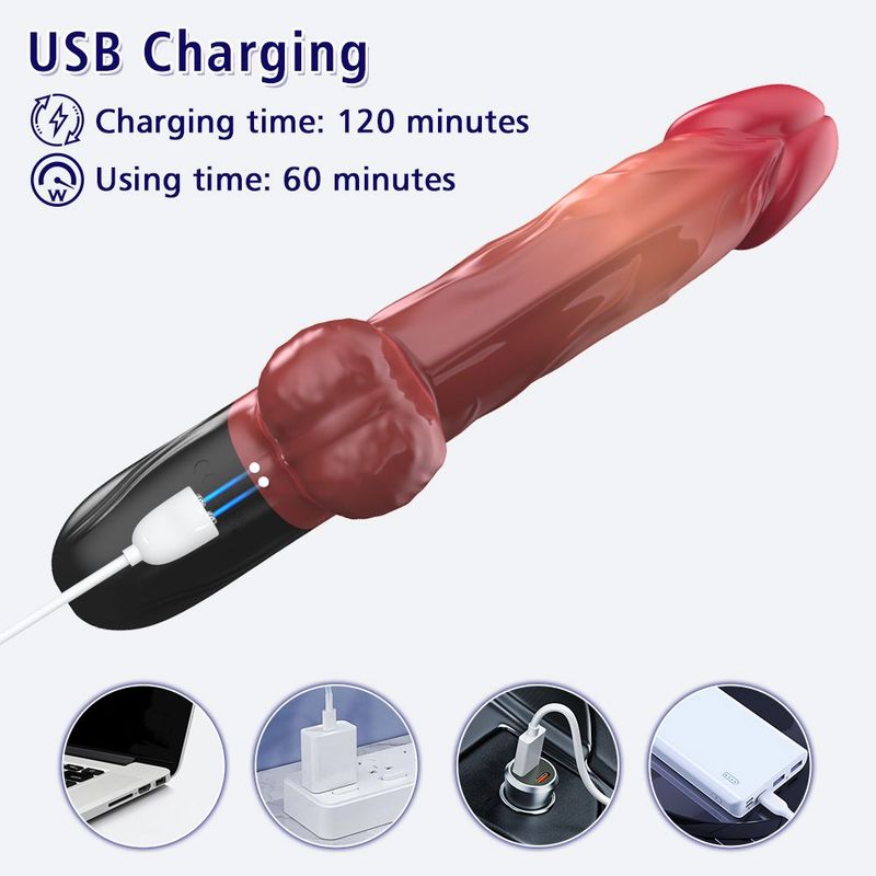 Piston Pleasure HandsFree Thrusting Dildo