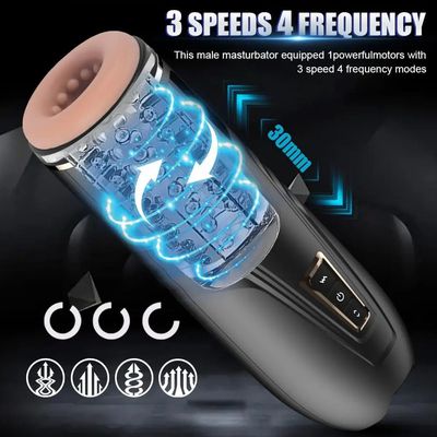 Power Trust Pro Automatic Telescopic Vibrating Mastrubator