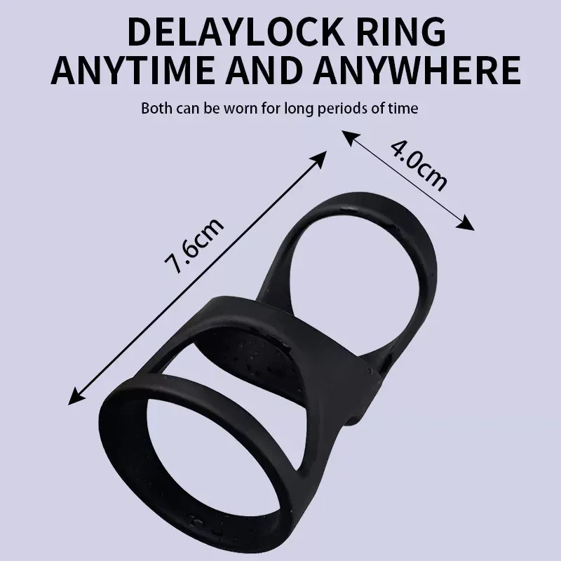 Double Ring of Pleasure Cock Ring