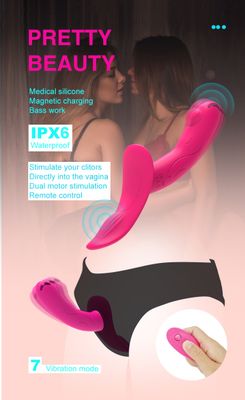 Dual Stimulation Strap On  Vibrator